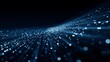 © osagvsa - Luminescent Threads: A Galaxy of Blue Light Points Creating a Cosmic Pathway