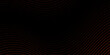 © Anna Lysohor - Minimal black background with orange curved lines, elegant abstract wave banner vector, backdrop design with copy space
