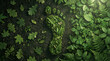© Ahmad - Green footprint made of moss and leaves on forest floor, eco concept