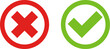 © M-KOS - Checkmark and Cross Icons
