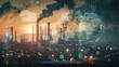 © Braga - Global industrial connection at sunrise