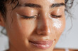 © Marut - Hydrated skin glow moist complexion close up portrait serene expression soft natural beauty