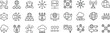 © Deloara - Network Web Icon Set in Line Style. Editable Stroke. Collection of Information Technology Linear Icons, Including connection, communication, technology, internet, IT, router, signal,