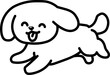 © ondam_design - 뛰는 강아지
