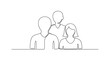 © kudu - Minimalist line art of three diverse people standing together, representing community and connection