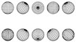 © Dileesha - Grid Sphere Variations Showing Different Perspectives and Angles