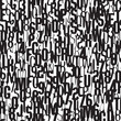 © paseven - Abstract seamless pattern consisting of font with grunge style. Vector background with capital English Latin letters and handwritten text. Wallpaper, wrapping paper, t-shirt design, fabric, textile.