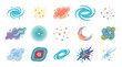 © Imsuniyah - Flat Design Space and Galaxy Icons Set