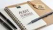 © Amril - Organized Audit Schedule with Pen and Clipboard on Desk for Planning and Tracking Accuracy in Business Operations