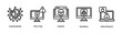 © Arjuna - Vulnerability icon set featuring zero day,exploit and data breach.Ideal for cybersecurity analysis and threat detection concepts.