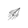 © Craftinza - Paper Plane Organic Ink Sketch