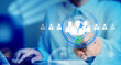 © JK_kyoto - recruitment selection, business person selecting candidate with team icons and approval checkmark, talent acquisition and workforce management concept