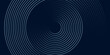 © khoimuddin - Blue abstract background with glowing circles. Swirl circular lines pattern. Geometric spiral. Twirl element. Modern graphic design. Futuristic technology concept.