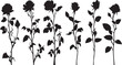 © RumanaAkther - Seamless vector illustration of a vintage floral pattern featuring a nature inspired silhouette of flowers and plant leaves for a decorative spring wallpaper design
