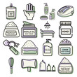 © Budi - Line Art Wellness Icons or Outline Bodycare Graphics