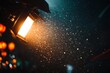 © pham - 夜になると水滴に光が当たります