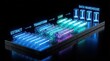 © FiligreeDigital - Data pipeline stages Extract, Transform, Load (ETL) process visualized with glowing tubes representing data flow and storage, leading to a data warehouse