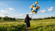 © FawwazMedia - Shadow Holding Diploma High: Conceptual Graduation Day – Triumph, Achievement, and Bright Future