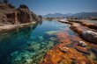 © Novanture - Vibrant Thermal Pool with Crystal Clear Waters and Colorful Rocks