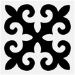 © Ruska Studio - traditional pattern white