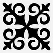 © Ruska Studio - traditional pattern white