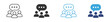 © Kamrul - Team communication icon set, Group chat icons, User discussion symbols, Community conversation icons, Social interaction vector icons