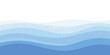 © ZenVectors - Abstract blue waves pattern with layered gradient shapes and soft lines