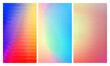 © dniprodd - Set of ribbed glass texture backgrounds