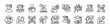 © Vilogsign - Student thin line icon set. Contains graduation cap, diploma, college, education, study, thinking, e-learning, group, desk, deadline, school, university, class, profile, homework - vector illustration