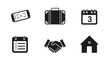 © Maitong Lee - Train Tickets, Suitcases, and Family Reunion Silhouettes in Monochrome Design