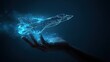 © Sitti - Futuristic Digital Airplane Manifesting from a Hand.