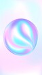 © Baby - Iridescent Shimmering Holographic Bubble Effect.
