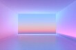 © Bohdan - Minimalist gradient room with soft pastel colors and open horizon view