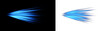© ket4up - Dynamic abstract blue energy streaks with light trails and speed motion effect on black backdrop