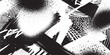 © DARK GRASS - Abstract black and white mixed grunge elements background with splatters lines patterns urban street art texture overlay graphic design abstract splatters patterns graffiti background wallpaper