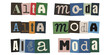 © velikiyzayats - Letras de recorte estilo revista de resgate para design de moda urbana e alta costura