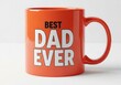 © MDALAM - Best dad ever orange ceramic mug