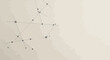© Haque - Constellation map illustration with geometric nodes and lines on aged paper background representing astronomy and navigation or chemical molecular structure and scientific network diagrams creative.