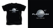 © Renena Akter - Black t-shirt with flash dash logo