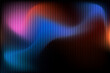 © VEECT STORE - Vibrant neon abstract gradient background with pink blue and orange glowing waves and vertical stripe pattern, futuristic digital texture design