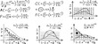 © Design House - Hand drawn complex mathematical equations formulas and scientific graphs on white background education study vector illustration.