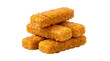 © Taha - A stack of crispy breaded fish sticks isolated on transparent background