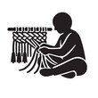 © NexBrand - Person Doing Weaving Macrame Craft Hobby Vector Illustration
