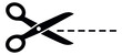 © iVGraphic - Graphic illustration of scissors depicting a dotted cutting line for coupons and promotions