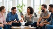 © Dina - Diverse colleagues in a casual business meeting