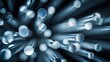 © sevector - Optical fibers creating abstract data communication network