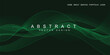 © jadamprostore - landing page vector template. Abstract dynamic wavy line minimal trendy background