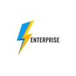 © Designmasakini - Enterprise Business Lightning Bolt Logo.