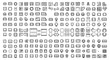 © DigitalStock - overhead view of various furniture symbols for architectural plans and interior design