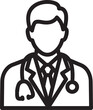 © MdMehedi - Minimalist stethoscope illustration for medical symbolism Vector